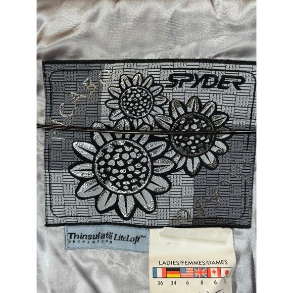 Spyder Picabo Street Women’s Ski Jacket Red Thinsulate LiteLoft Insulated Size 6 - Picture 12 of 16